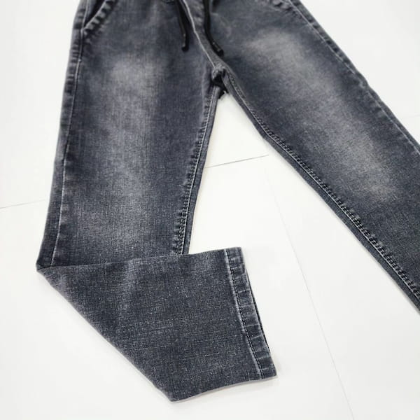 عکس-شلوار جین بچگانه دمپا زغالی