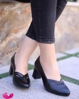 کفش مجلسی دخترانه چرم صنعتی