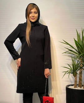 مانتو زنانه مشکی