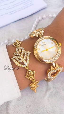 دستبند زنانه طلایی