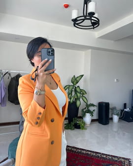 کت زنانه نارنجی