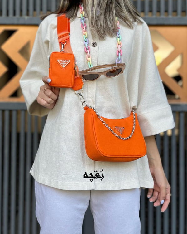 عکس-کیف دخترانه نارنجی
