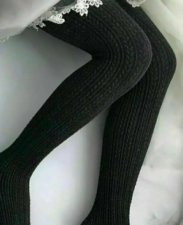 عکس-جوراب شلواری زنانه بافت