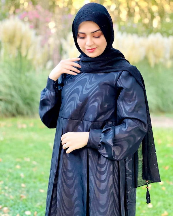 عکس-پیراهن یقه گرد زنانه ژاکارد
