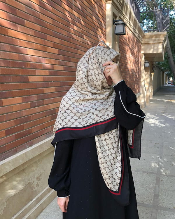 عکس-روسری زنانه پشمی گوچی
