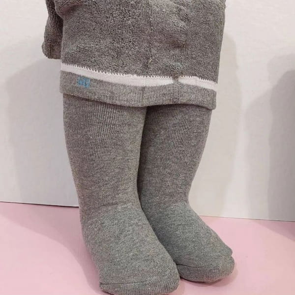 عکس-جوراب شلواری بچگانه حوله‌ای