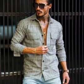 پیراهن مردانه پشمی