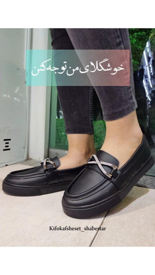 عکس-کتونی زنانه چرم صنعتی