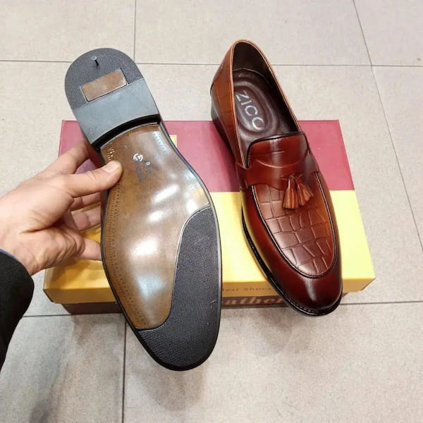 عکس-کفش مجلسی مردانه چرم