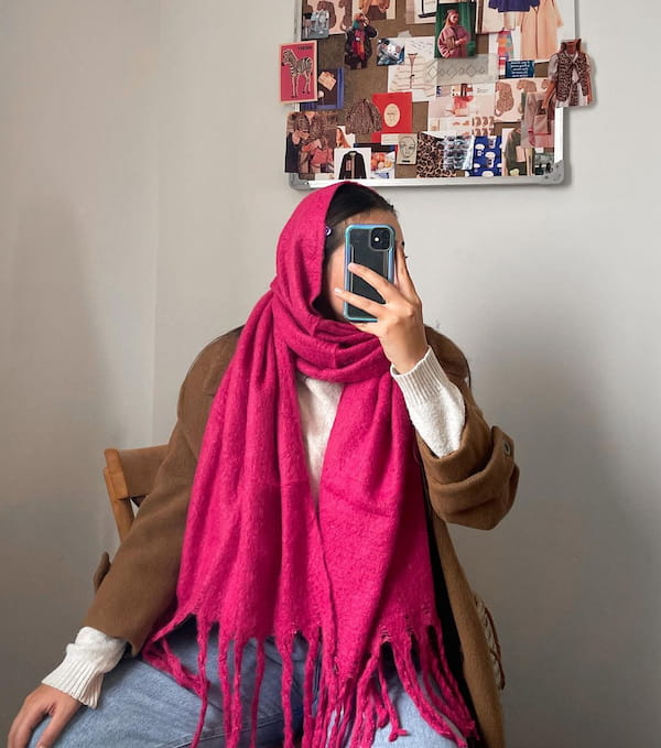 عکس-روسری زنانه پنبه
