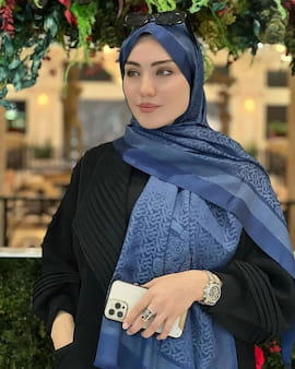 شال زنانه ابریشم