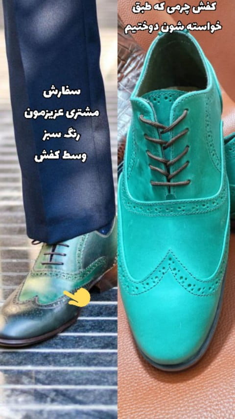 عکس-کفش مجلسی چرم مصنوعی مردانه ونس