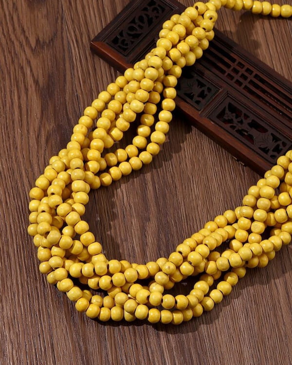 عکس-گردنبند زنانه زرد