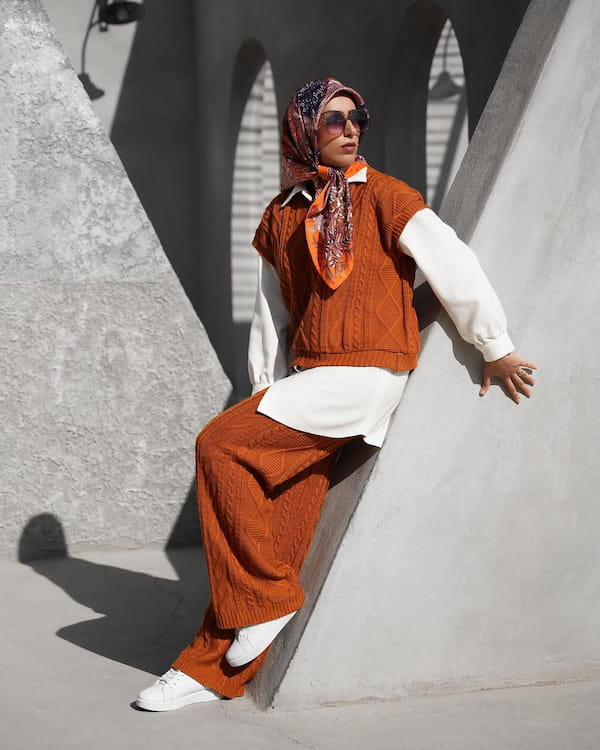 عکس-ست پوشاک پاییزه دخترانه کشمیر