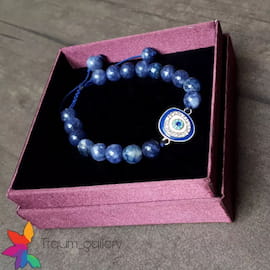 دستبند زنانه آبی