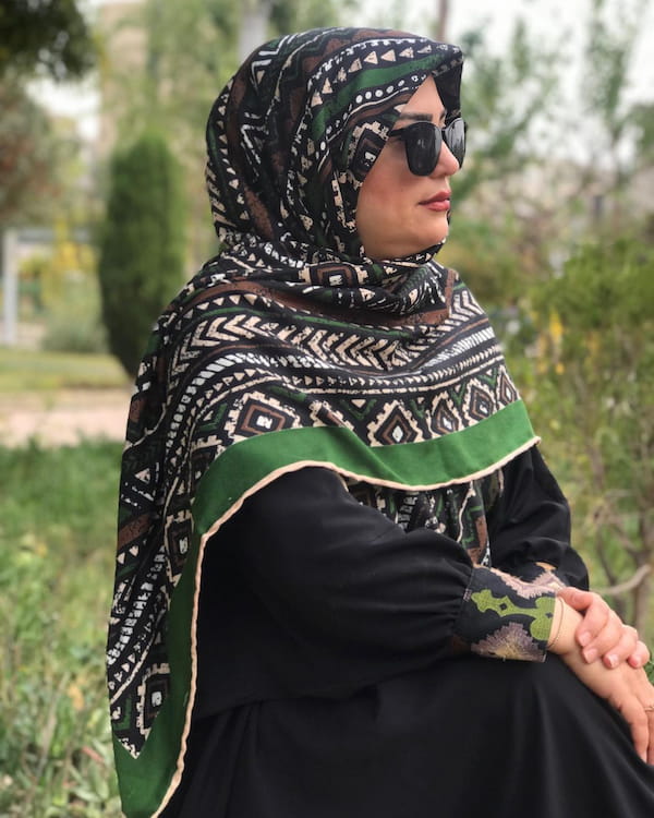 عکس-روسری پاییزه زنانه نخ پنبه