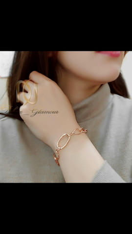 دستبند زنانه ژوپینگ طلایی