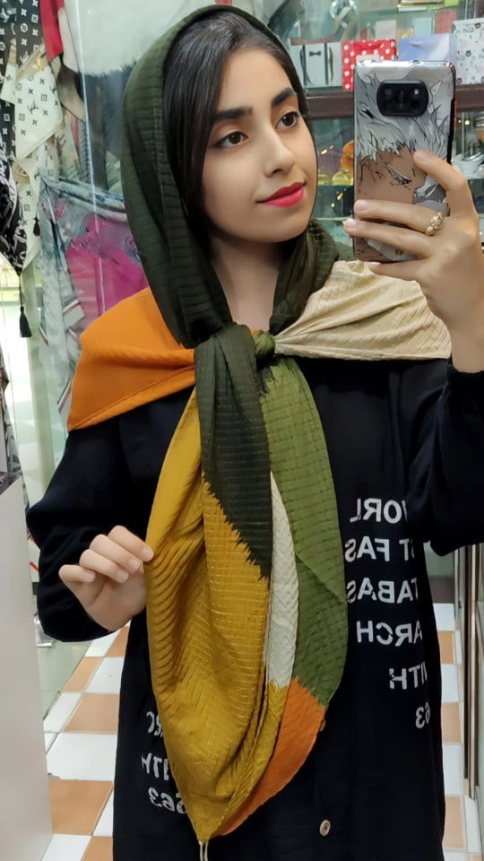 عکس-روسری پاییزه زنانه نخ پنبه