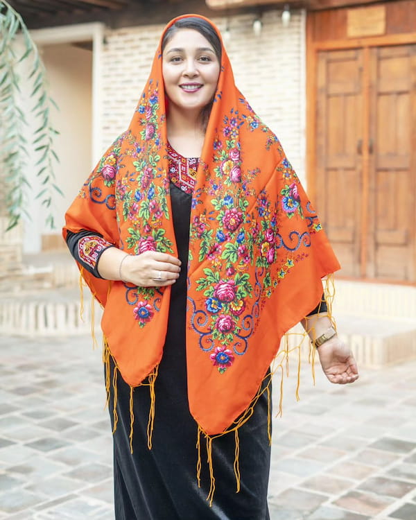 عکس-روسری زنانه نخی