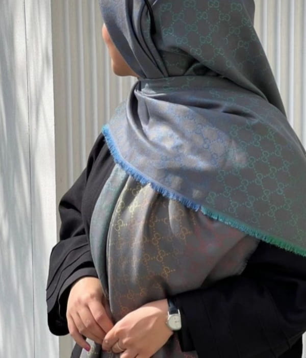 عکس-روسری پاییزه کشمیر زنانه گوچی