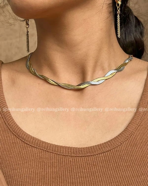 عکس-گردنبند دخترانه هرینگبون
