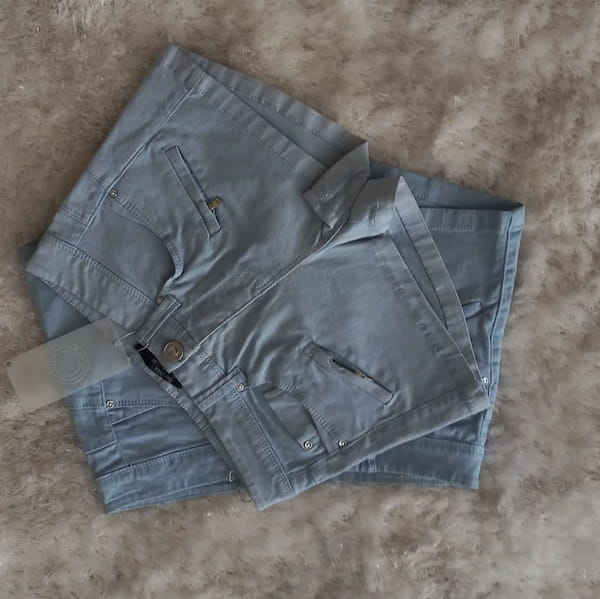 عکس-پیراهن بچگانه جین آبی روشن