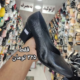 کفش پاشنه دار مجلسی زنانه ورنی