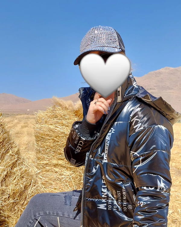 عکس-کاپشن زنانه چرم مشکی