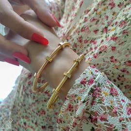 دستبند زنانه کارتیه طلایی
