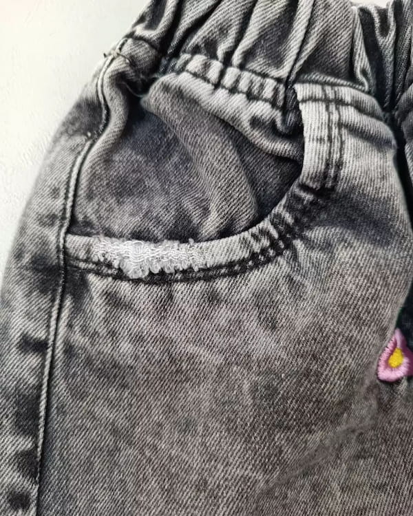 عکس-شلوار جین بچگانه گلدوزی
