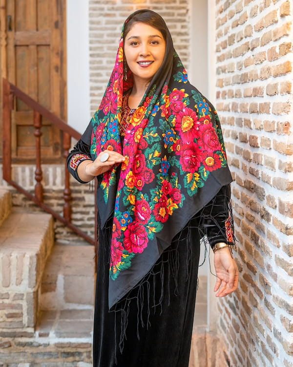 عکس-روسری زنانه نخی