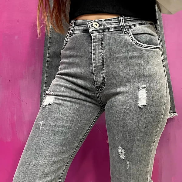 عکس-شلوار جین دمپا زنانه لوتوس