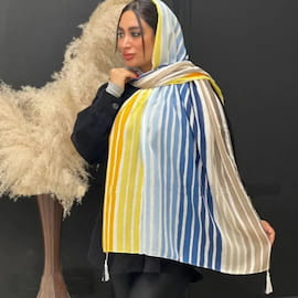 شال زنانه نخی