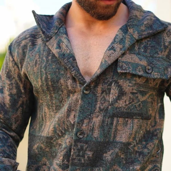 عکس-پیراهن مردانه پشمی