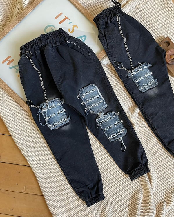 عکس-شلوار جین بچگانه 90