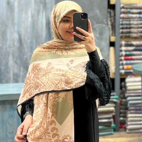عکس-روسری پاییزه کشمیر زنانه کالکشن