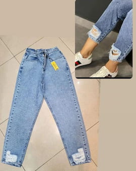 شلوار جین کوتاه زنانه بلند