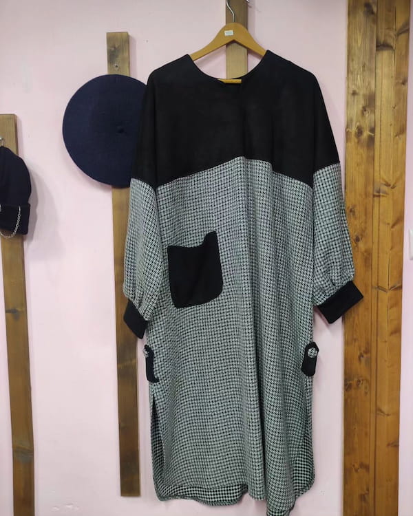 عکس-پیراهن پاییزه زنانه کشمیر