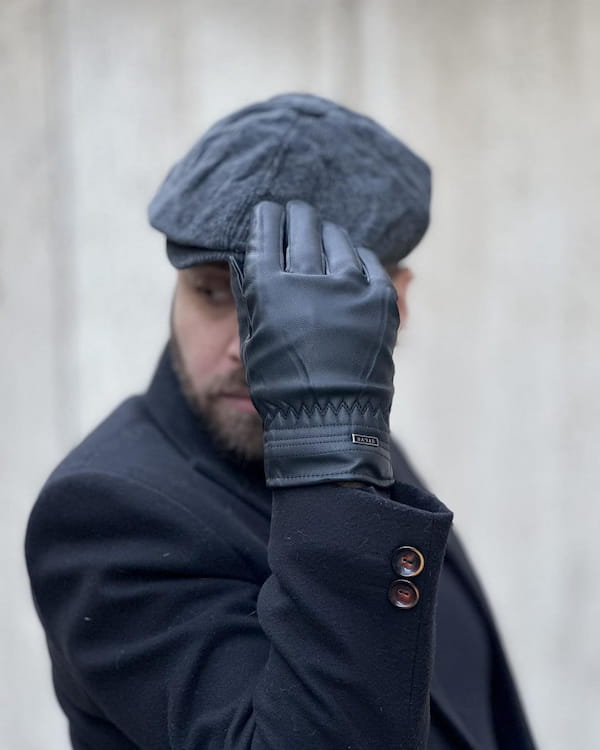 عکس-دستکش مردانه چرم مصنوعی