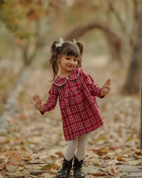 عکس-پیراهن عروسکی بچگانه کشمیر