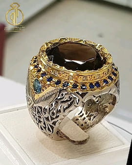 دستبند زنانه الماس دودی
