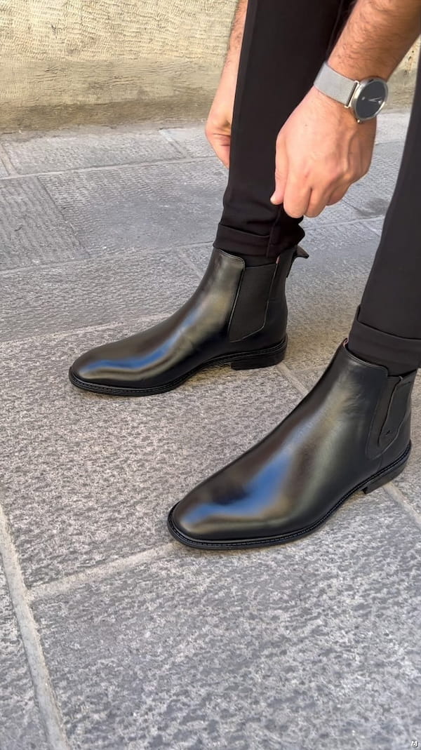 عکس-کفش مجلسی چرم مردانه پیشتاز
