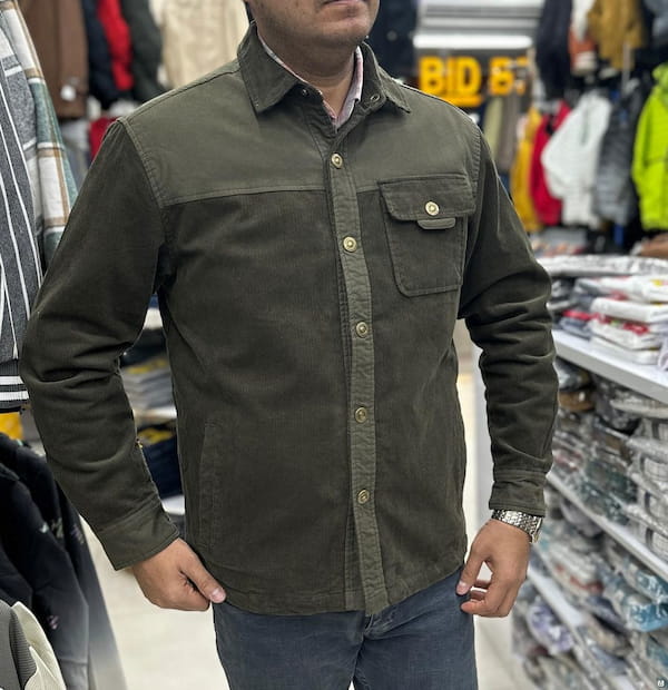عکس-پیراهن مردانه مخمل کبریتی جیپ