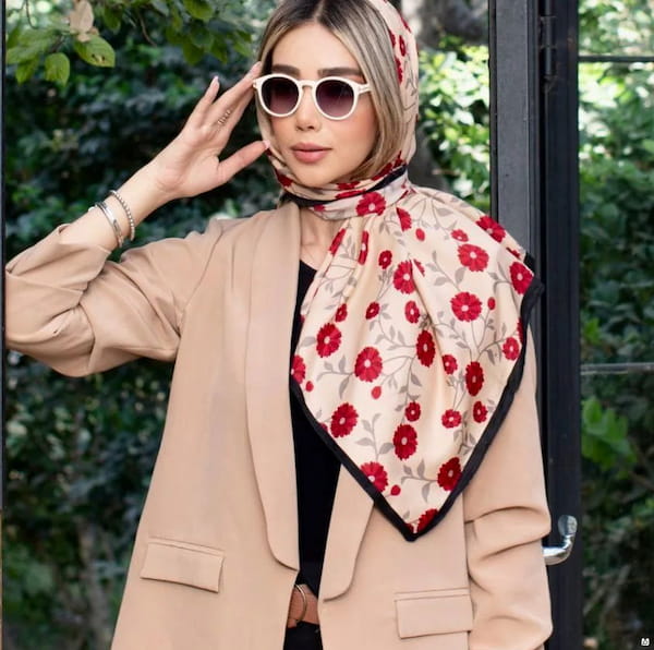 عکس-روسری پاییزه کشمیر زنانه گلستان