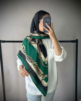 روسری پاییزه کشمیر زنانه هفت