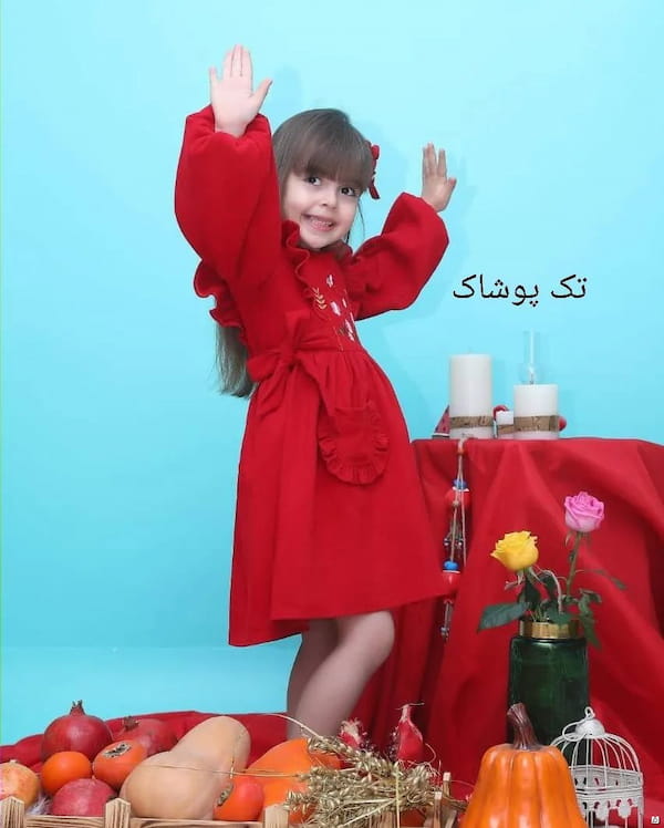 عکس-سارافون زنانه تک رنگ