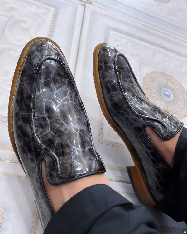 عکس-کفش رسمی مجلسی مردانه چرم