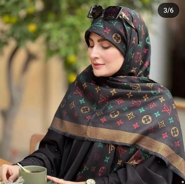 عکس-روسری زنانه کشمیر هفت