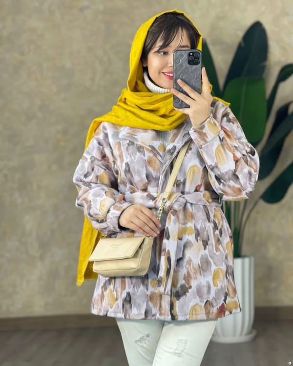 عکس-روسری زنانه پشمی پارسیان