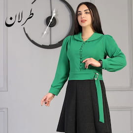 نیم تنه زنانه کرپ کراپ